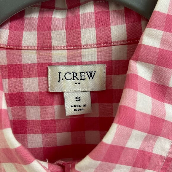 BUNDLE: J.Crew Gingham Cotton Shirts - 3 Included See Sizes - Picture 8 of 11